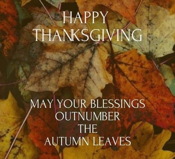 Thanksgiving Wishes And Blessings