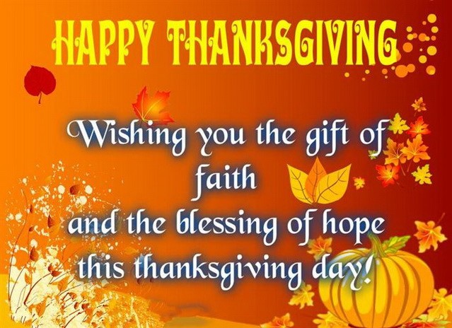 Thanksgiving Wishes Wording