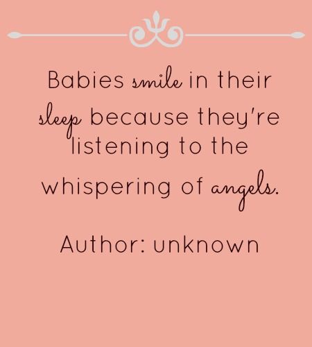 Baby Quote Smile Sleep