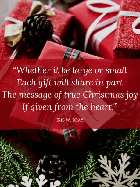 A Christmas Poem About Giving