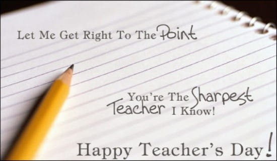 Teachers Day Greeting Card